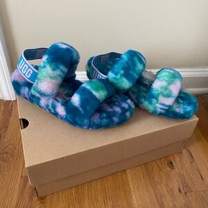 NIB tie dye Ugg slippers